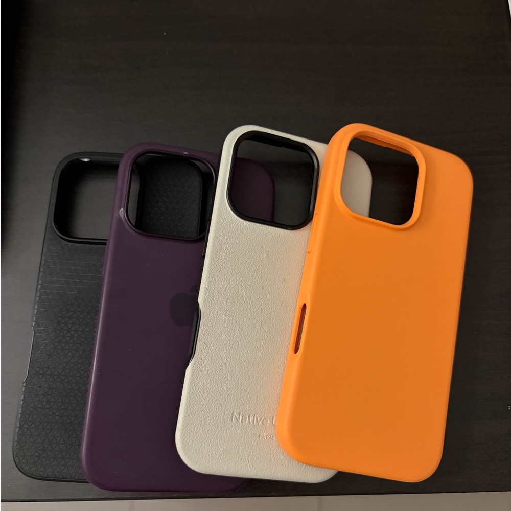 Native Union iPhone Cases - Black, Purple, Cream, Orange
16 pro